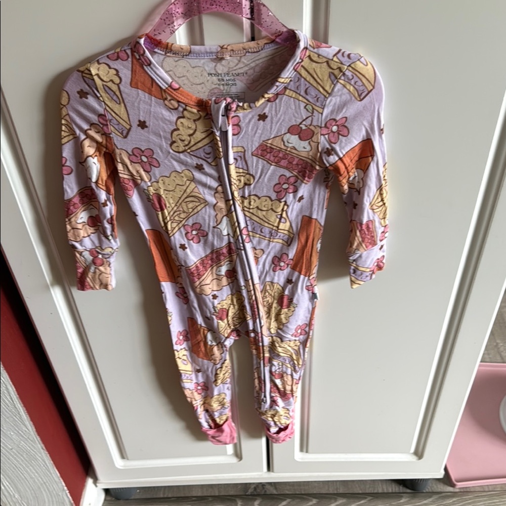 Posh Peanut Kids One Piece Pajama with Fun Print